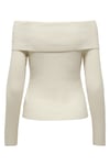 Onlkatia Regular Fit Madonna Yaka Kadın Kazak 15311830 KREM
