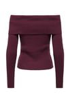 Onlkatia Regular Fit Madonna Yaka Kadın Kazak 15311830 BORDO