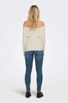 Onlkatia Regular Fit Madonna Yaka Kadın Kazak 15311830 KREM