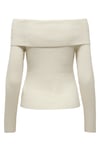 Onlkatia Regular Fit Madonna Yaka Kadın Kazak 15311830 KREM