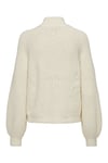 Onlkatia Regular Fit Yarım Balıkçı Yaka Örme Kadın Kazak 15324678 KREM