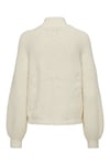 Onlkatia Regular Fit Yarım Balıkçı Yaka Örme Kadın Kazak 15324678 KREM
