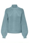 Onlkatia Regular Fit Yarım Balıkçı Yaka Örme Kadın Kazak 15324678 MİNT
