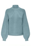 Onlkatia Regular Fit Yarım Balıkçı Yaka Örme Kadın Kazak 15324678 MİNT