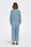 Onlkatia Regular Fit Yarım Balıkçı Yaka Örme Kadın Kazak 15324678 MİNT