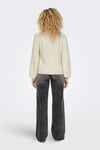 Onlkatia Regular Fit Yarım Balıkçı Yaka Örme Kadın Kazak 15324678 KREM