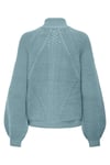 Onlkatia Regular Fit Yarım Balıkçı Yaka Örme Kadın Kazak 15324678 MİNT