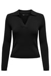 Onlkaya Regular Fit Kadın Polo Yaka T Shirt 15344841 SİYAH
