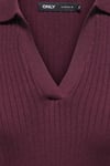 Onlkaya Regular Fit Kadın Polo Yaka T Shirt 15344841 BORDO