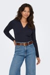 Onlkaya Regular Fit Kadın Polo Yaka T Shirt 15344841 KOYU LACIVERT