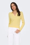 Onlkaya Regular Fit Kadın Polo Yaka T Shirt 15344841 SARI