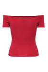 Onlluca Regular Fit Madonna Yaka Kadın T Shirt 15369909 KIRMIZI
