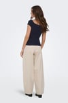 Onlluca Regular Fit Madonna Yaka Kadın T Shirt 15369909 LACİVERT