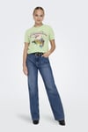 Onllucy Organik Pamuklu Regular Fit Kadın T Shirt 15307412 MİNT