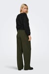 Onllulu Regular Fit Bisiklet Yaka Örme Kadın Kazak 15350650 SİYAH