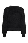 Onllulu Regular Fit Bisiklet Yaka Örme Kadın Kazak 15350650 SİYAH