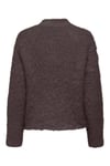 Onllulu Regular Fit Bisiklet Yaka Örme Kadın Kazak 15350651 KOYU KAHVE
