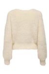 Onllulu Regular Fit Bisiklet Yaka Örme Kadın Kazak 15350651 KREM