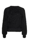 Onllulu Regular Fit Bisiklet Yaka Örme Kadın Kazak 15350650 SİYAH