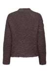Onllulu Regular Fit Bisiklet Yaka Örme Kadın Kazak 15350651 KOYU KAHVE