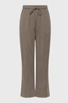 Onlmadeli Regular Fit Yüksek Bel Bağlamalı Kadın Pantolon 15371523 VİZON