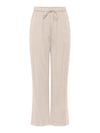 Onlmadeli Regular Fit Yüksek Bel Bağlamalı Kadın Pantolon 15371523 TAŞ