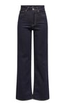 Onlmadison Yüksek Bel Geniş Paça Jeans Kadın Kot Pantolon 15352206 KOYU LACIVERT