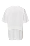Onlmexa Pamuklu Regular Fit Dantel Detaylı Kadın T Shirt 15382176 EKRU