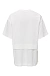 Onlmexa Pamuklu Regular Fit Dantel Detaylı Kadın T Shirt 15382176 EKRU