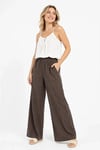 Onlmıka Loose Fit Yüksek Bel Kadın Pantolon 15375289 KAHVE