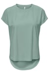 Onlmolly Relaxed Fit Bisiklet Yaka Kadın T Shirt 15368563 AÇIK YEŞİL