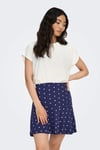 Onlmolly Relaxed Fit Bisiklet Yaka Kadın T Shirt 15368563 EKRU