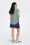 Onlmolly Relaxed Fit Bisiklet Yaka Kadın T Shirt 15368563 AÇIK YEŞİL