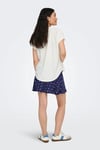 Onlmolly Relaxed Fit Bisiklet Yaka Kadın T Shirt 15368563 EKRU