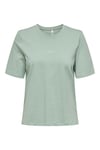 Onlmoody Pamuklu Regular Fit Bisiklet Yaka Kadın T Shirt 15343277 MİNT
