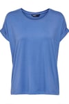Onlmoster Regular Fit Bisiklet Yaka Kadın T Shirt 15106662 KOYU MAVİ