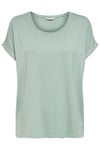 Onlmoster Regular Fit Bisiklet Yaka Kadın T Shirt 15106662 MİNT