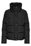 Onlnewcool Puffer Regular Fit Dik Yaka Şişme Kadın Mont 15295424 SİYAH