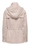 Onlnewstarline Regular Fit Kapüşonlu Cepli Mevsimlik Kadın Mont 15218612 AÇIK PEMBE