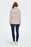 Onlnewstarline Regular Fit Kapüşonlu Cepli Mevsimlik Kadın Mont 15218612 AÇIK PEMBE