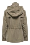 Onlnewstarline Regular Fit Kapüşonlu Cepli Mevsimlik Kadın Mont 15218612 AÇIK YEŞİL