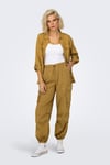 Onlpamala Pamuklu Relaxed Fit Kargo Kadın Pantolon 15308795 HARDAL