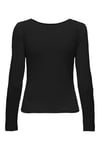 Onlpamela Slim Fit Bisiklet Yaka Örme Kadın Kazak 15363061 SİYAH