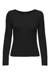 Onlpamela Slim Fit Bisiklet Yaka Örme Kadın Kazak 15363061 SİYAH