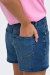 Onlphine Pamuklu Regular Fit Kot Kadın Short 15372986 MAVİ