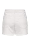 Onlphine Pamuklu Regular Fit Kot Kadın Short 15372986 BEYAZ
