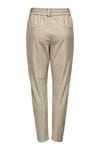 Onlpoptrash Çizgili Normal Bel Regular Fit Kadın Pantolon 15176615 BEJ