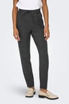 Onlpoptrash Regular Fit Normal Bel Kadın Pantolon 15330800 KOYU GRİ