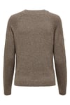 Onlrica Regular Fit Bisiklet Yaka Kadın Kazak 15204279 KAHVE