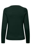 Onlrica Regular Fit Bisiklet Yaka Kadın Kazak 15204279 KOYU YEŞİL